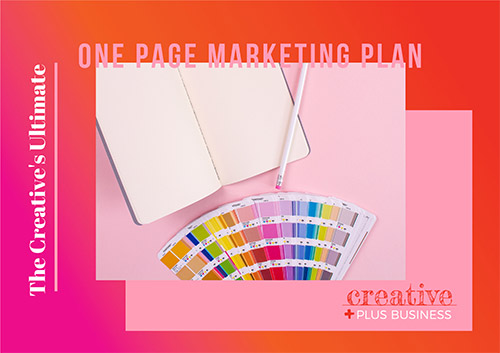 One page Business Plan for Creative people