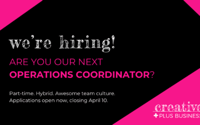 We’re Hiring! Our you our next Operations Coordinator?